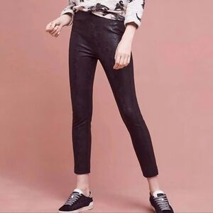 Anthropologie The Essential Skinny Damask Print Pants